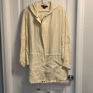 Brooks Brothers cream linen jacket